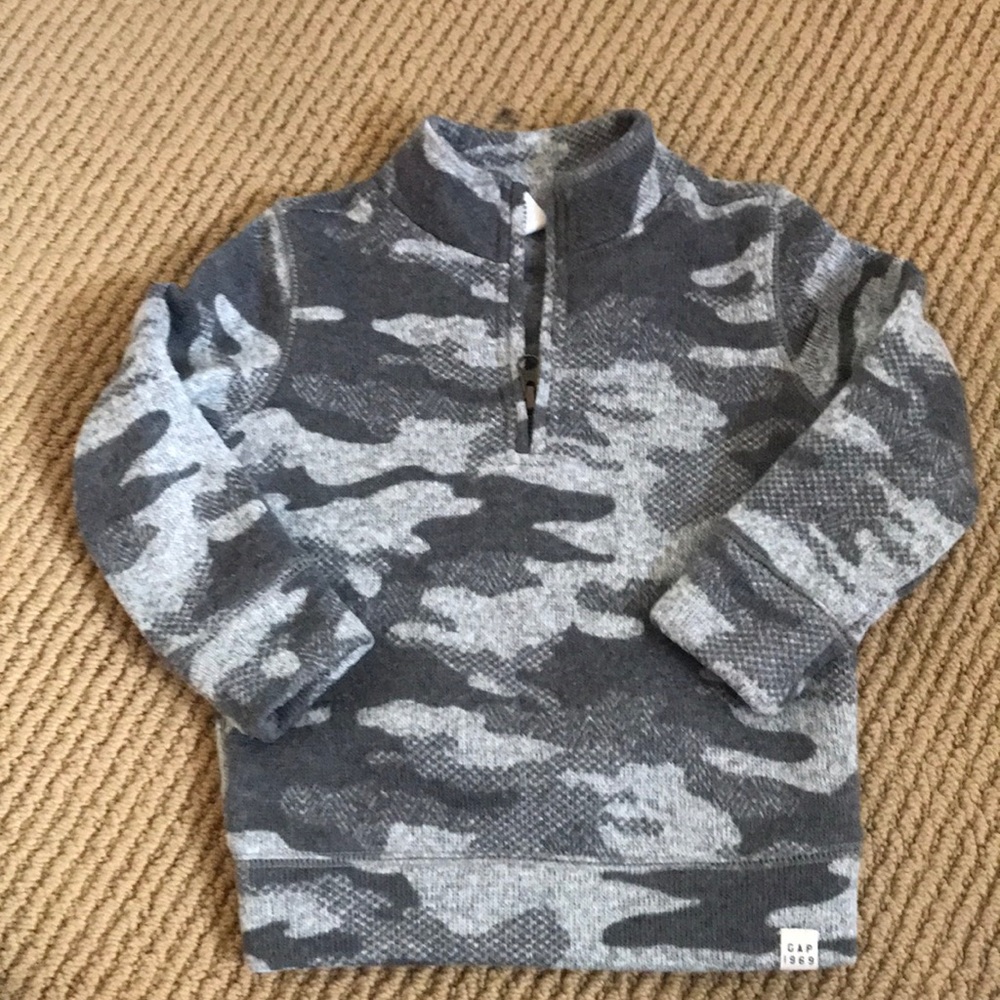 Army grey boy sweater, worn once